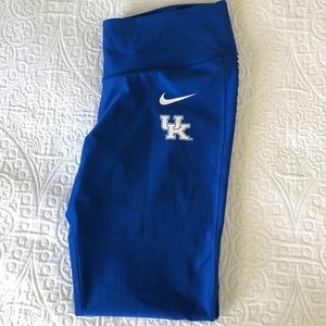 Nike University of Kentucky (UK) Dri-Fit leggings, size L